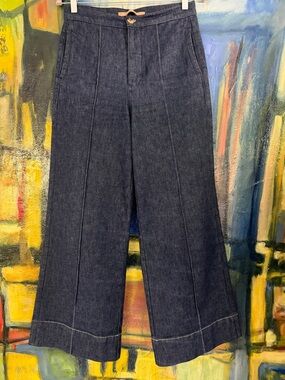 Joe's Jeans Madison High Rise
Wide Leg Ankle Trousers  women’s size 27